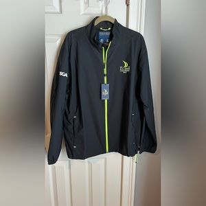 Polo Golf Ralph Lauren NWT Men’s Full Zip US Open Windbreaker Black Size XL